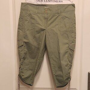 WHBM Drawstring Capri Pants